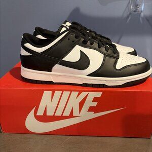 Nike Dunk Low Retro White Black Panda Size 10 Mens